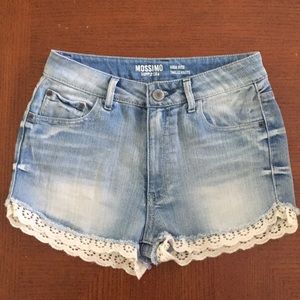 Mossimo High Rise Shorts with Lace